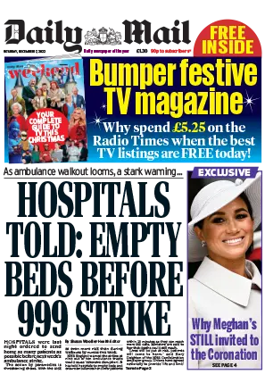 Daily Mail December 17 2022