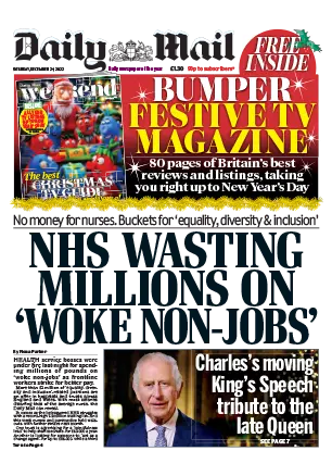 Daily Mail December 24 2022