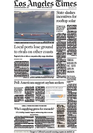 Los Angeles Times 16 December 2022