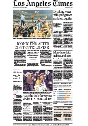 Los Angeles Times 19 December 2022