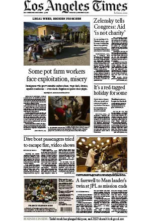 Los Angeles Times 22 December 2022