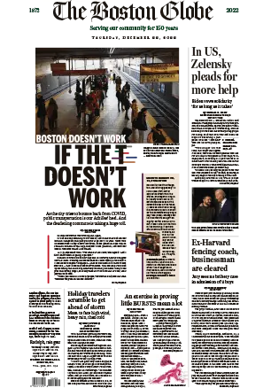 The Boston Globe 22 December 2022