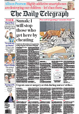 The Daily Telegraph 14 December 2022