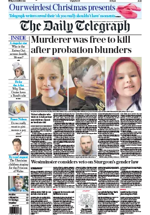 The Daily Telegraph 23 December 2022