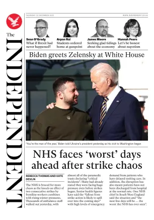 The Independent 22 December 2022