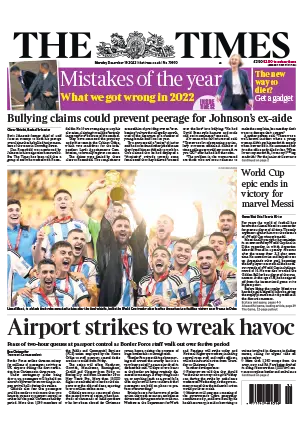 The Times 19 December 2022